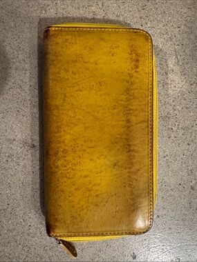 Genuine Leather Yellow Women’s wallet